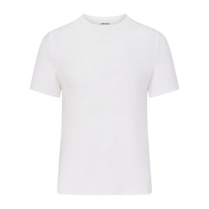 SKIMS COTTON RIB MENS T-SHIRT | CHALK