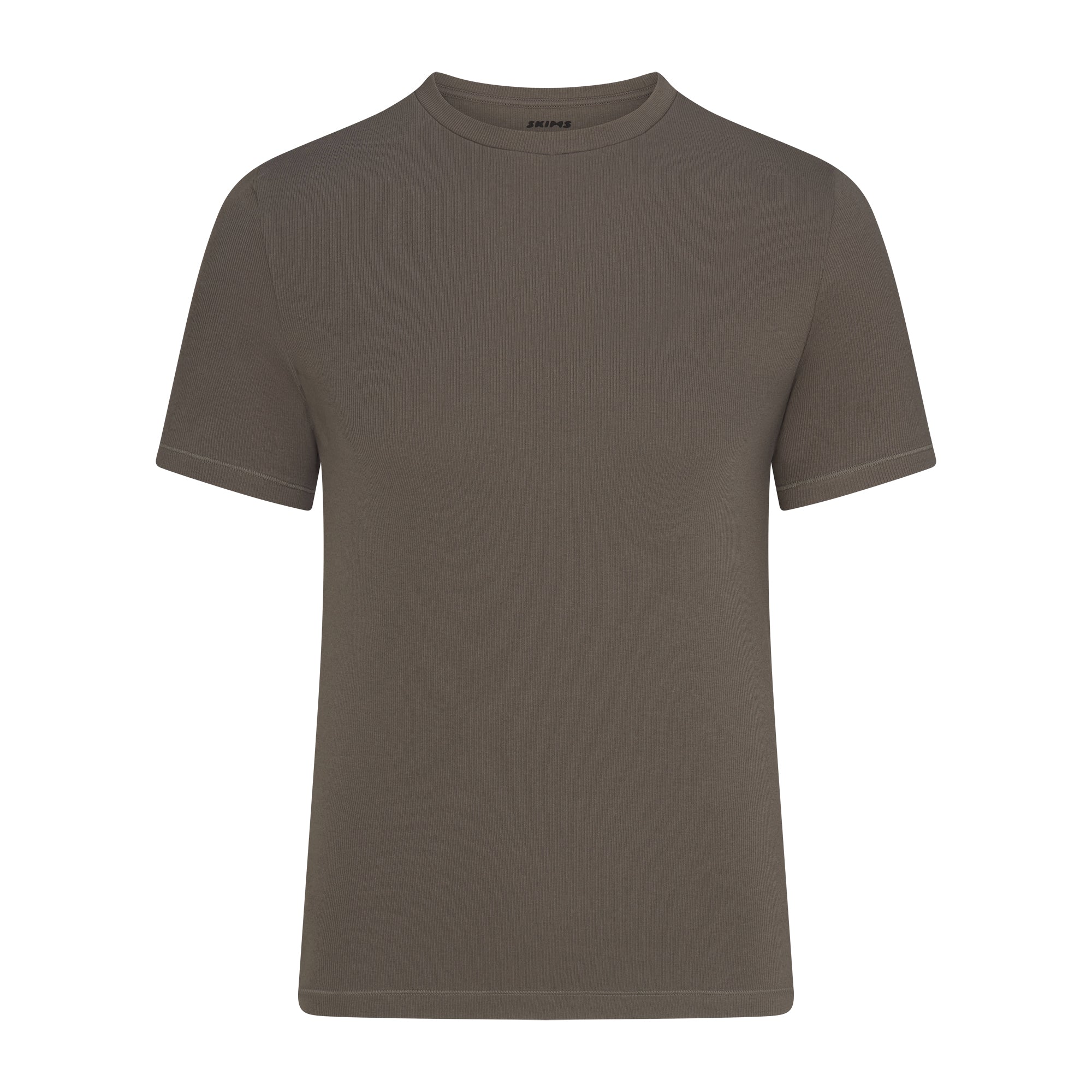 SKIMS COTTON RIB MENS T-SHIRT | JUNGLE