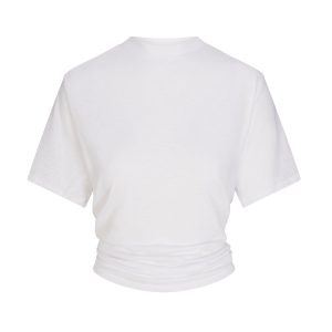 WORN IN JERSEY KNOT BACK T-SHIRT | SNOW