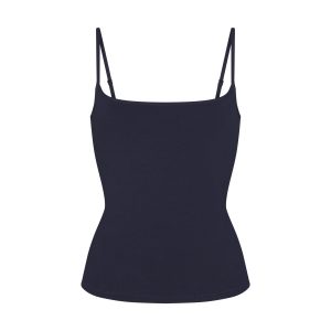 COTTON JERSEY SCOOP NECK CAMI | NAVY