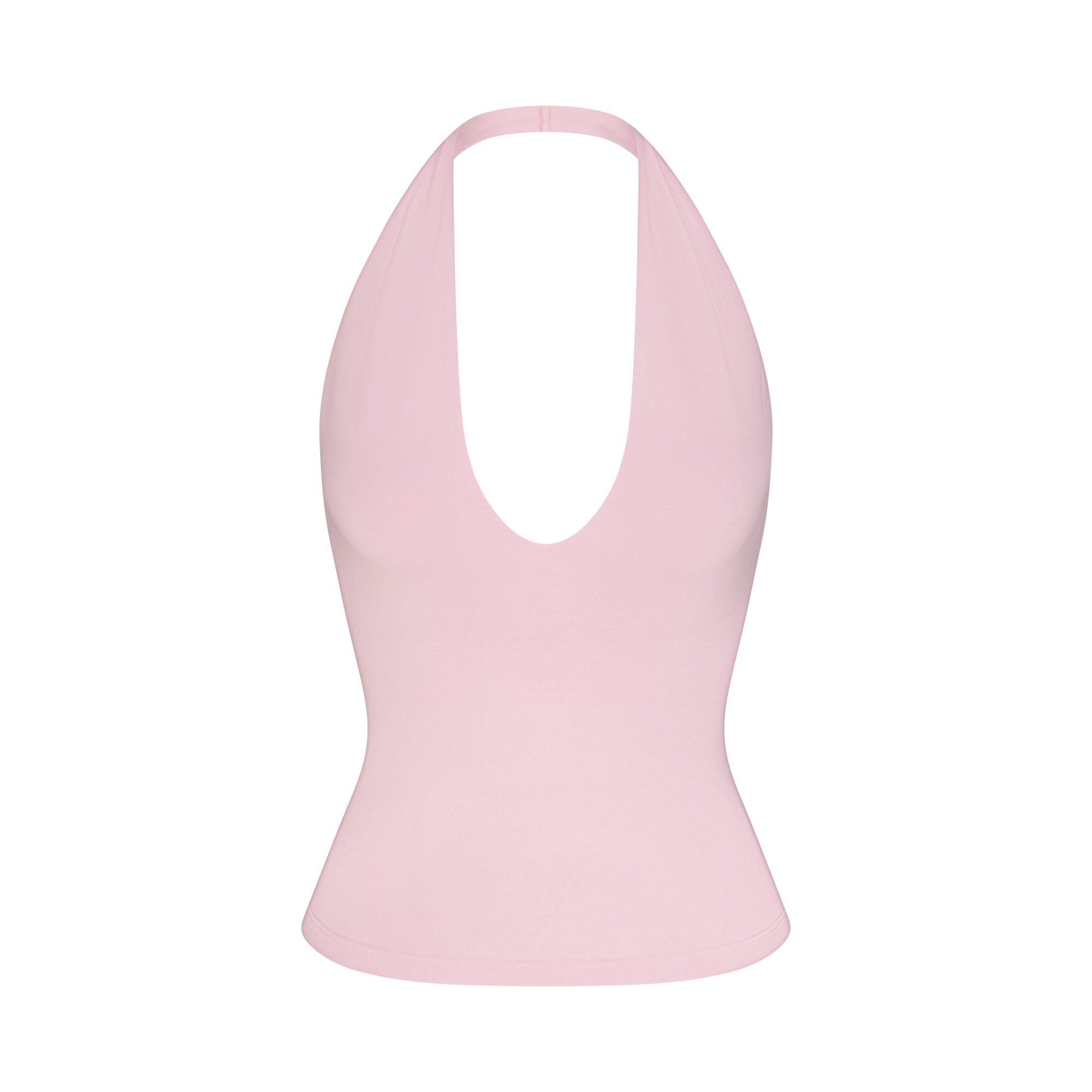 SMOOTH LAYERS HALTER TOP | PEONY