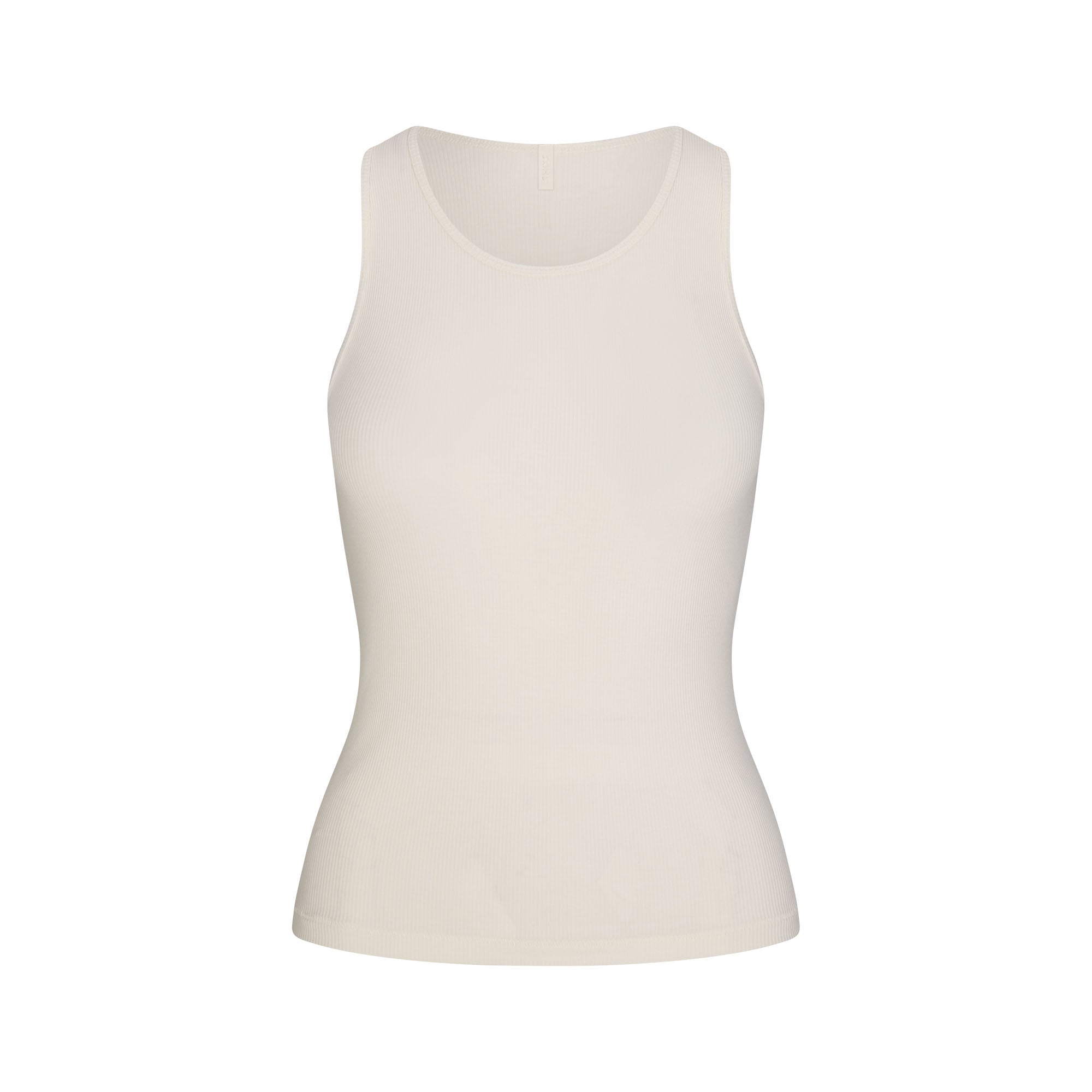 RIB SLEEP TANK | IVORY