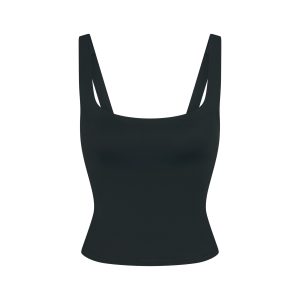 NikeSKIMS MATTE SQUARE NECK TANK | DARK TEAL