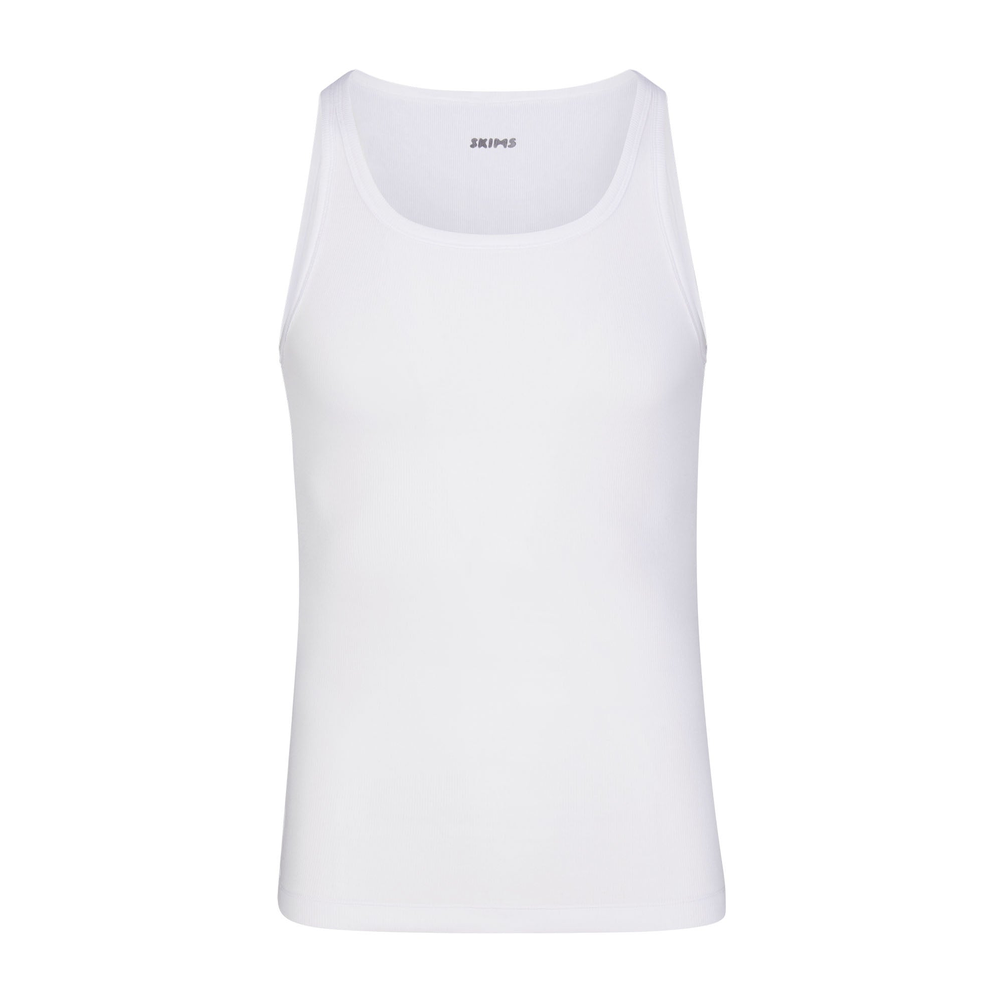 SKIMS COTTON MENS RIB TANK 3-PACK | CHALK - Image 6