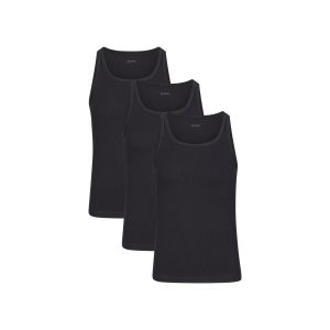 SKIMS COTTON MENS RIB TANK 3-PACK | ONYX