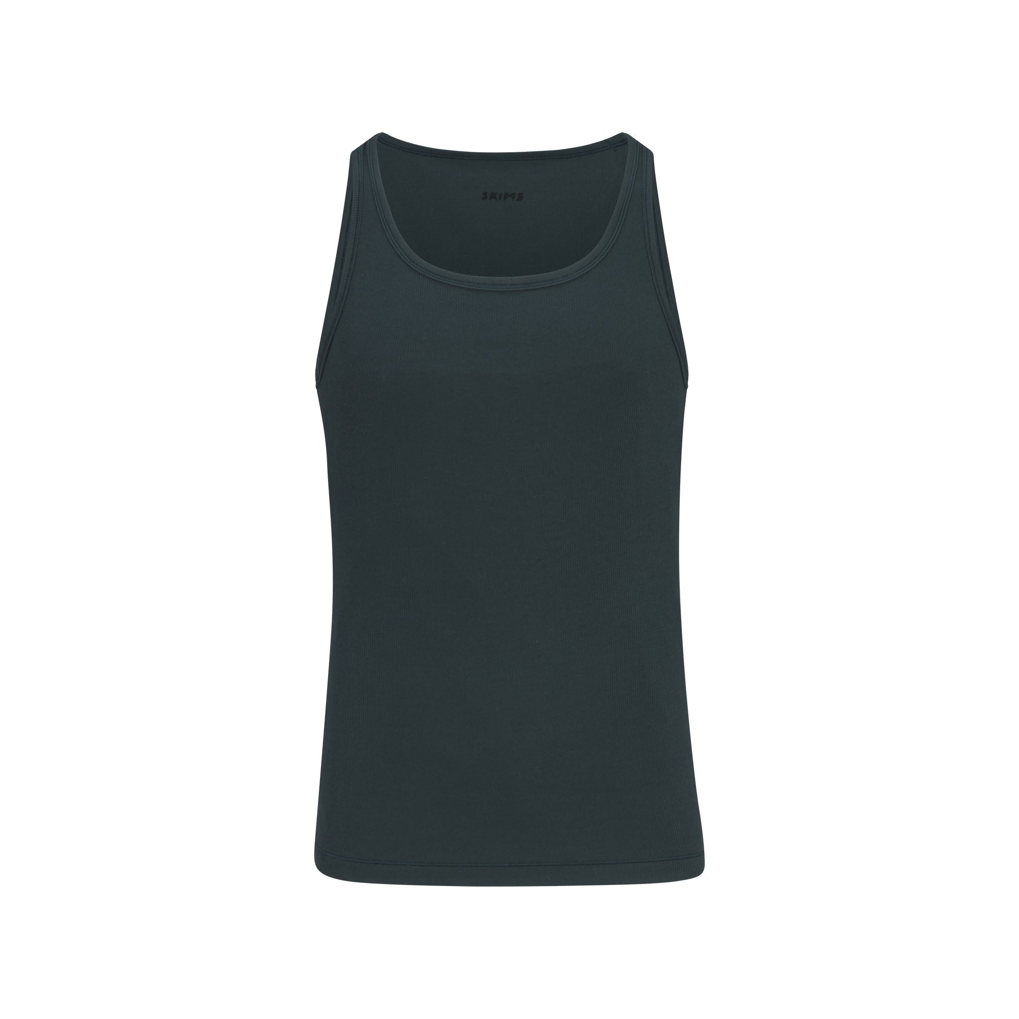 SKIMS COTTON MENS RIB TANK 3-PACK | VERDANT DARK SEPIA MULTI - Image 9