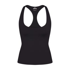 NikeSKIMS MATTE RACERBACK TANK | OBSIDIAN