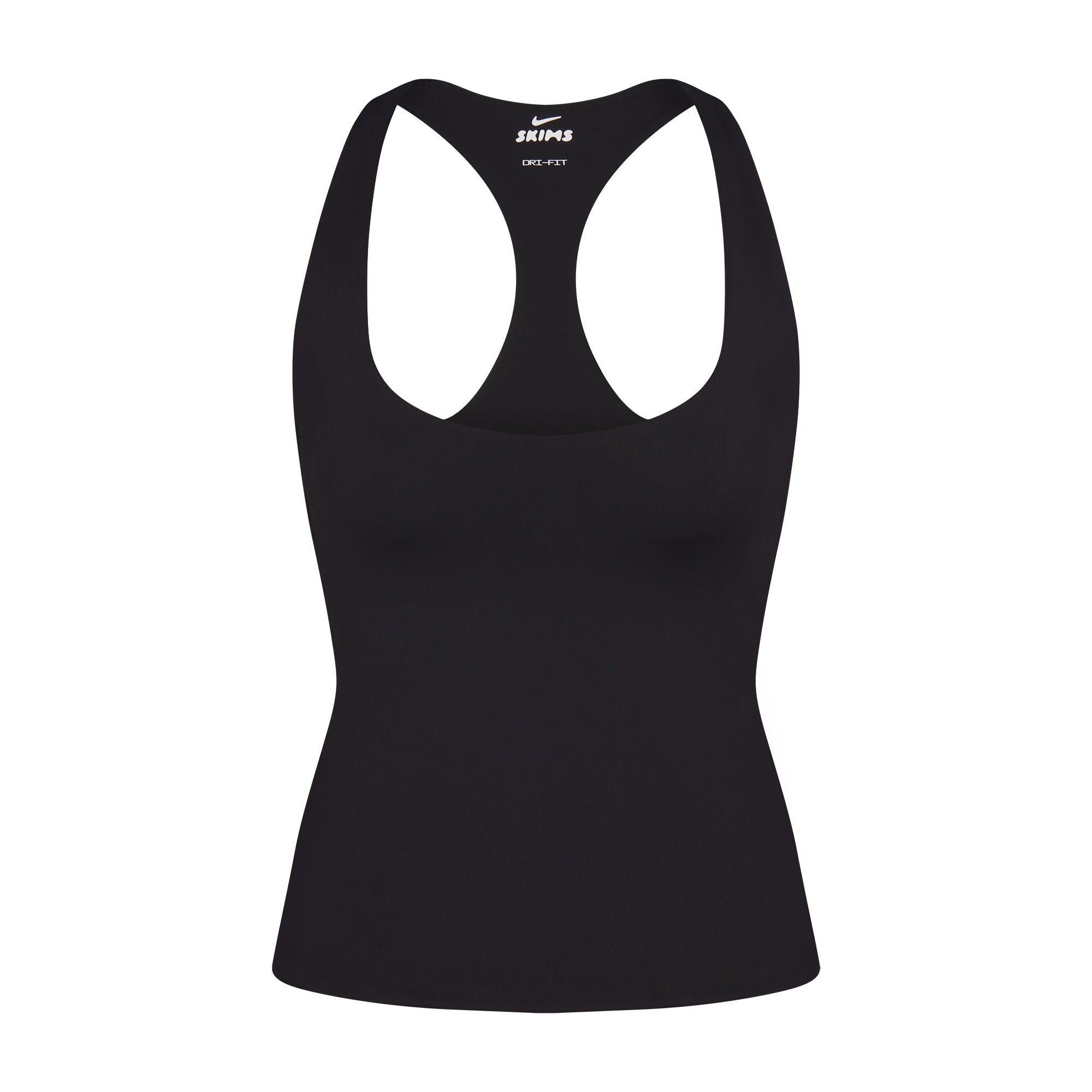 NikeSKIMS MATTE RACERBACK TANK | OBSIDIAN