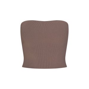 REFINED KNIT TUBE TOP | AMETHYST