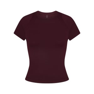 NikeSKIMS AIRY BABY T-SHIRT | CURRANT