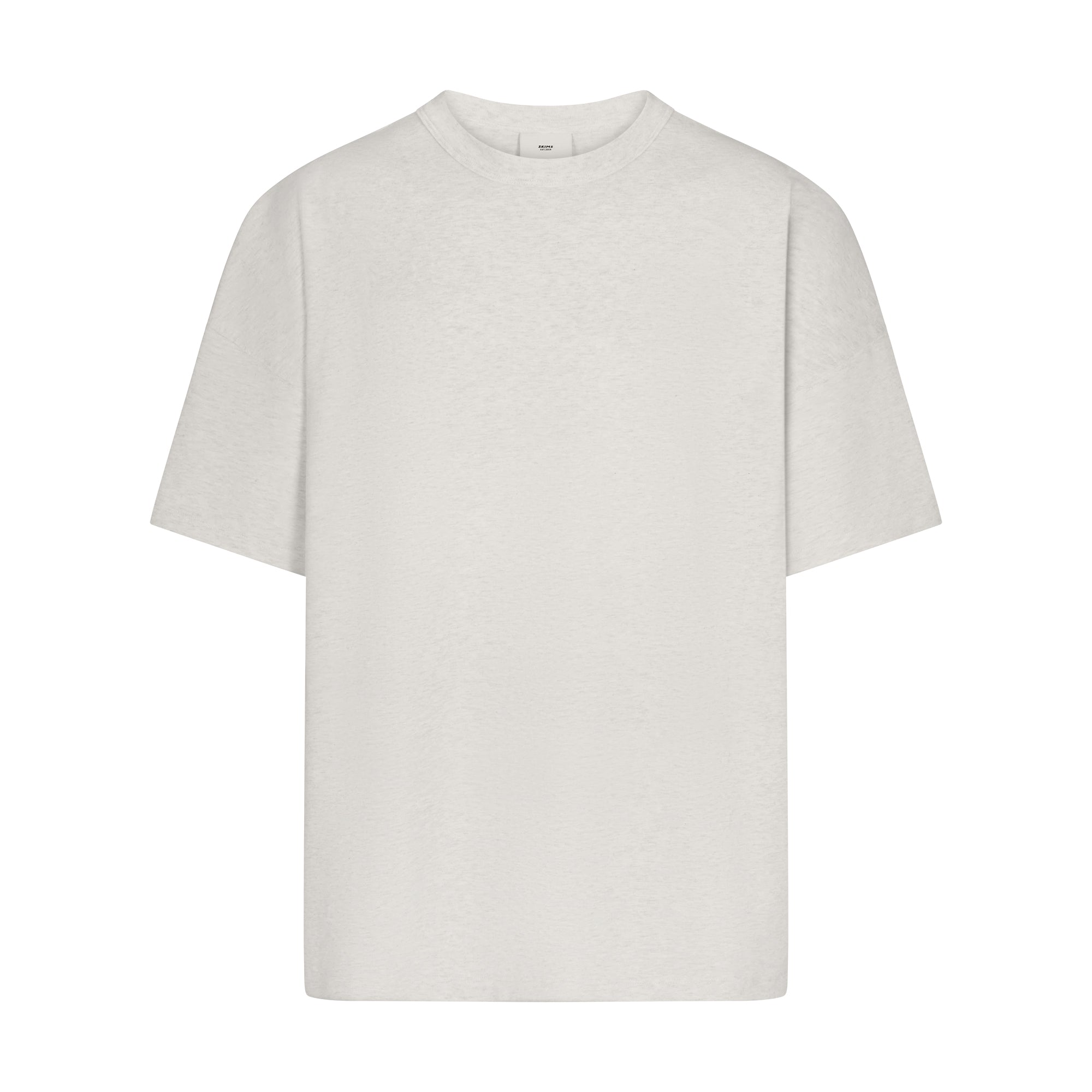 JERSEY LOUNGE MENS OVERSIZED T-SHIRT | CHALK HEATHER