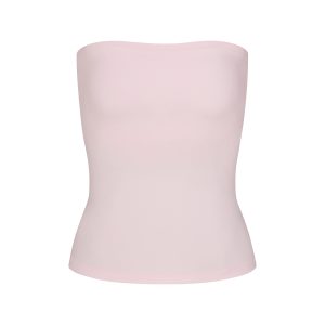 COTTON JERSEY TUBE TOP | CHERRY BLOSSOM
