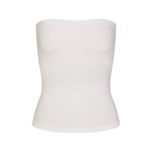 COTTON JERSEY TUBE TOP | MARBLE