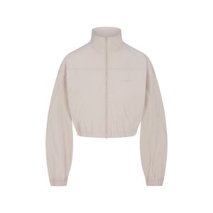 NikeSKIMS WOVEN NYLON CROP JACKET | STONE