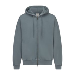 HEAVYWEIGHT FLEECE ZIP UP HOODIE | KYANITE