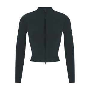 NikeSKIMS VINTAGE SEAMLESS FULL ZIP JACKET | DARK TEAL