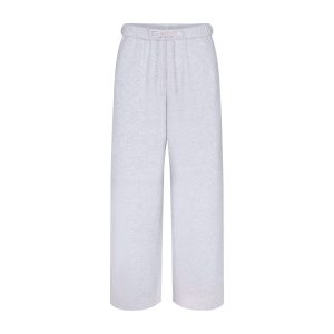 COTTON FLEECE CLASSIC STRAIGHT LEG PANT | LIGHT HEATHER GREY