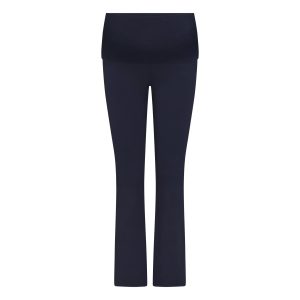 COTTON JERSEY MATERNITY FOLDOVER PANT | NAVY
