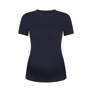 COTTON JERSEY MATERNITY T-SHIRT | NAVY