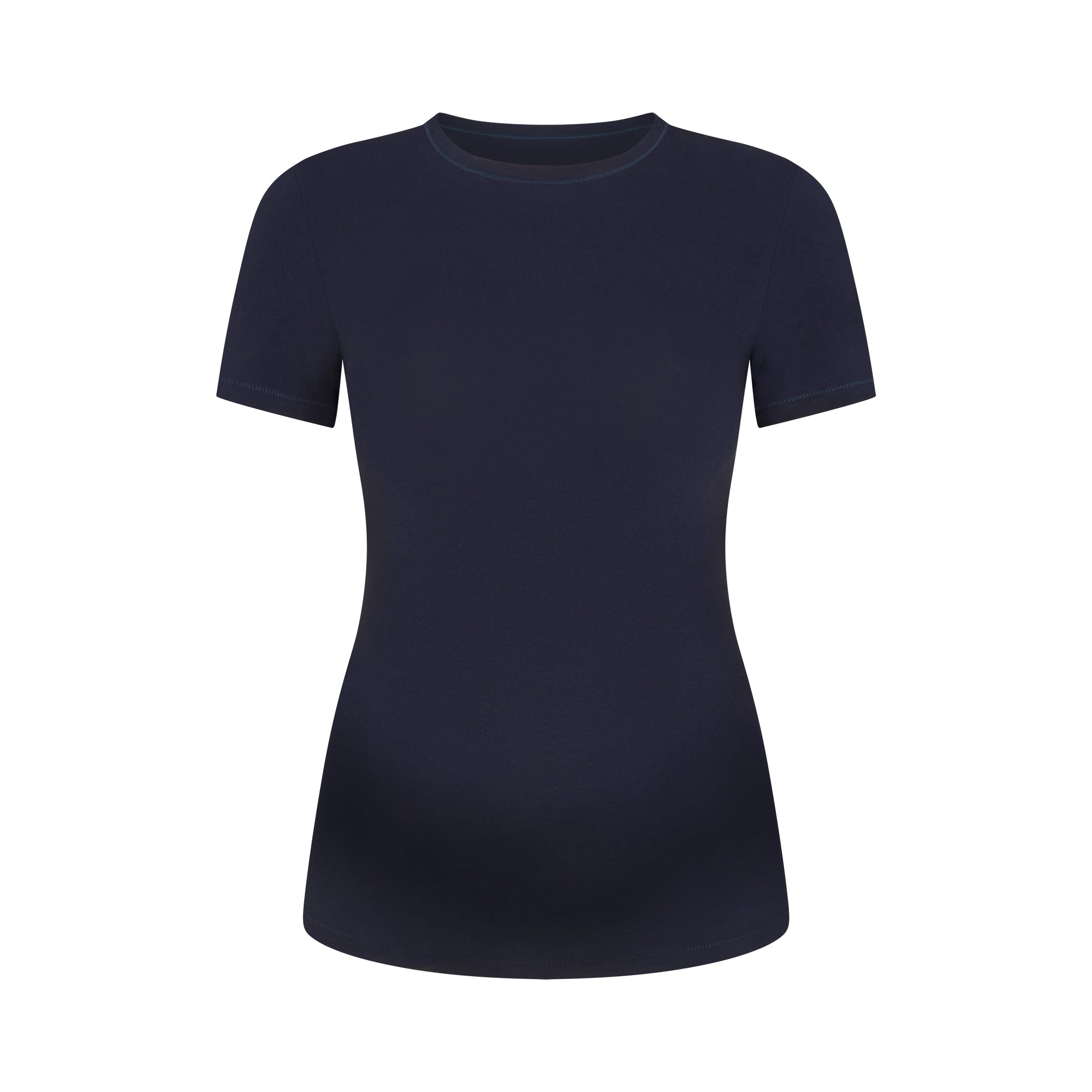 COTTON JERSEY MATERNITY T-SHIRT | NAVY