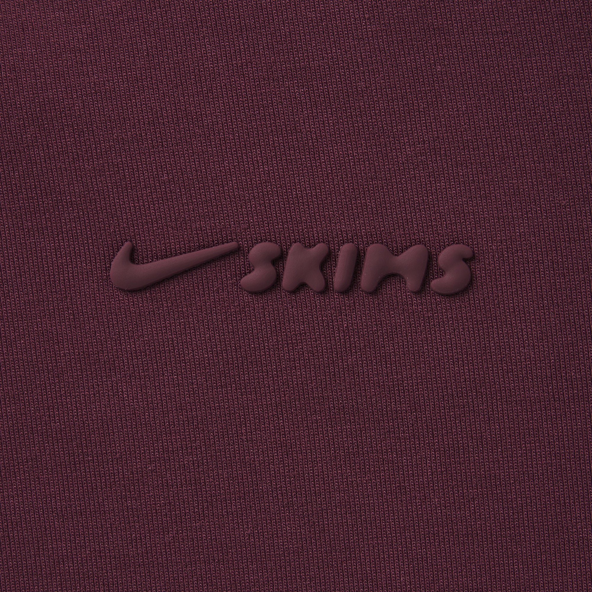 NikeSKIMS MATTE TRICOT OVERSIZED TRACK JACKET | CURRANT - Image 6