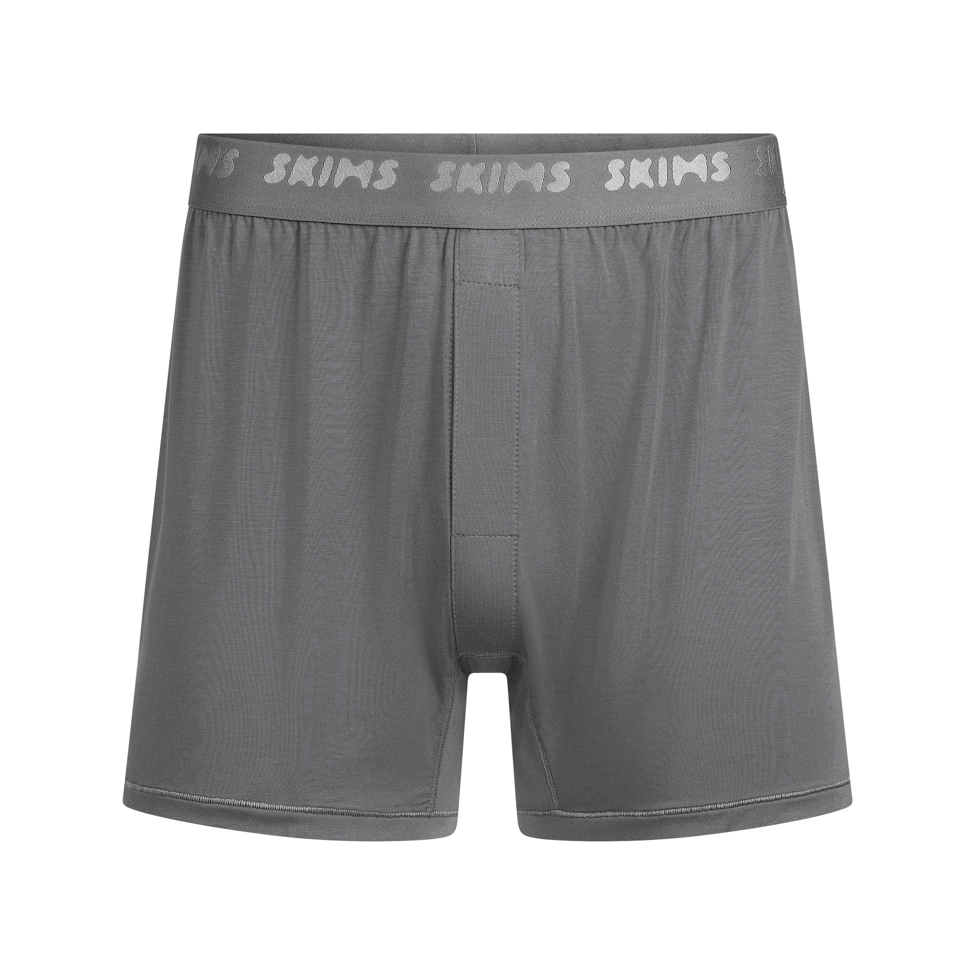 SKIMS STRETCH MENS KNIT BOXER 3-PACK | GUNMETAL MULTI - Image 10