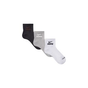 NikeSKIMS ACCESSORIES DRI-FITâ„¢ QUARTER CREW SOCK 3-PACK | HEATHER GREY MULTI