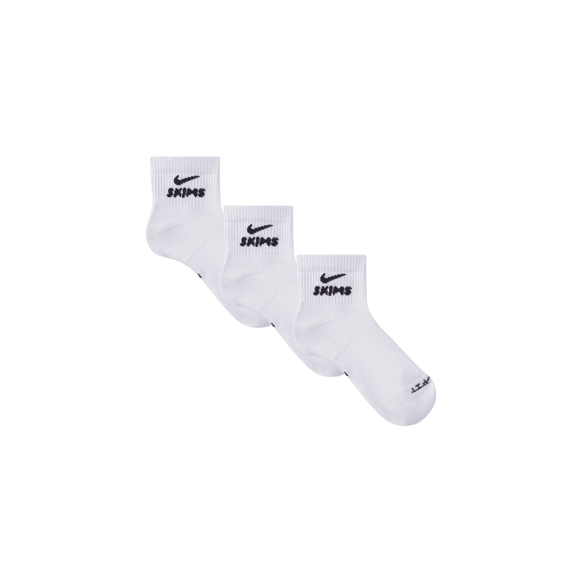 NikeSKIMS ACCESSORIES DRI-FITâ„¢ QUARTER CREW SOCK 3-PACK | SNOW