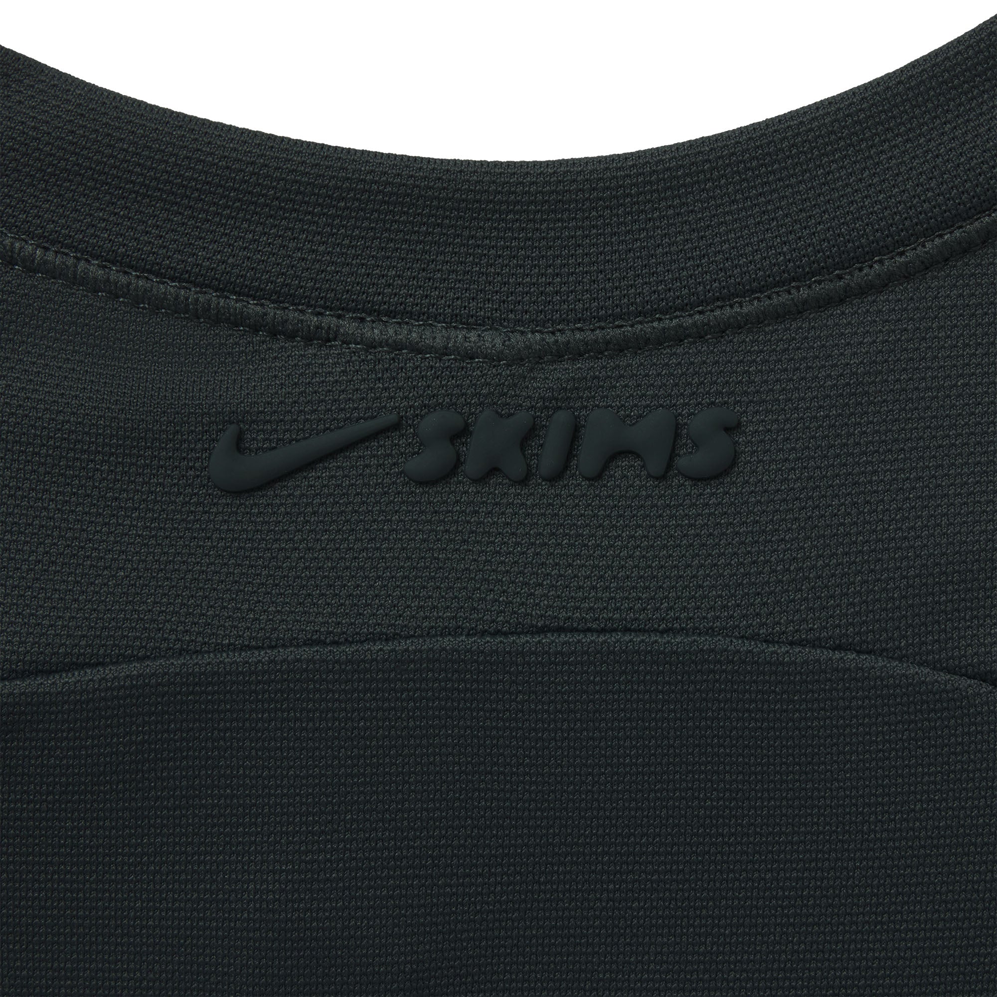 NikeSKIMS AIRY LONG SLEEVE CREW NECK TOP | DARK TEAL - Image 6