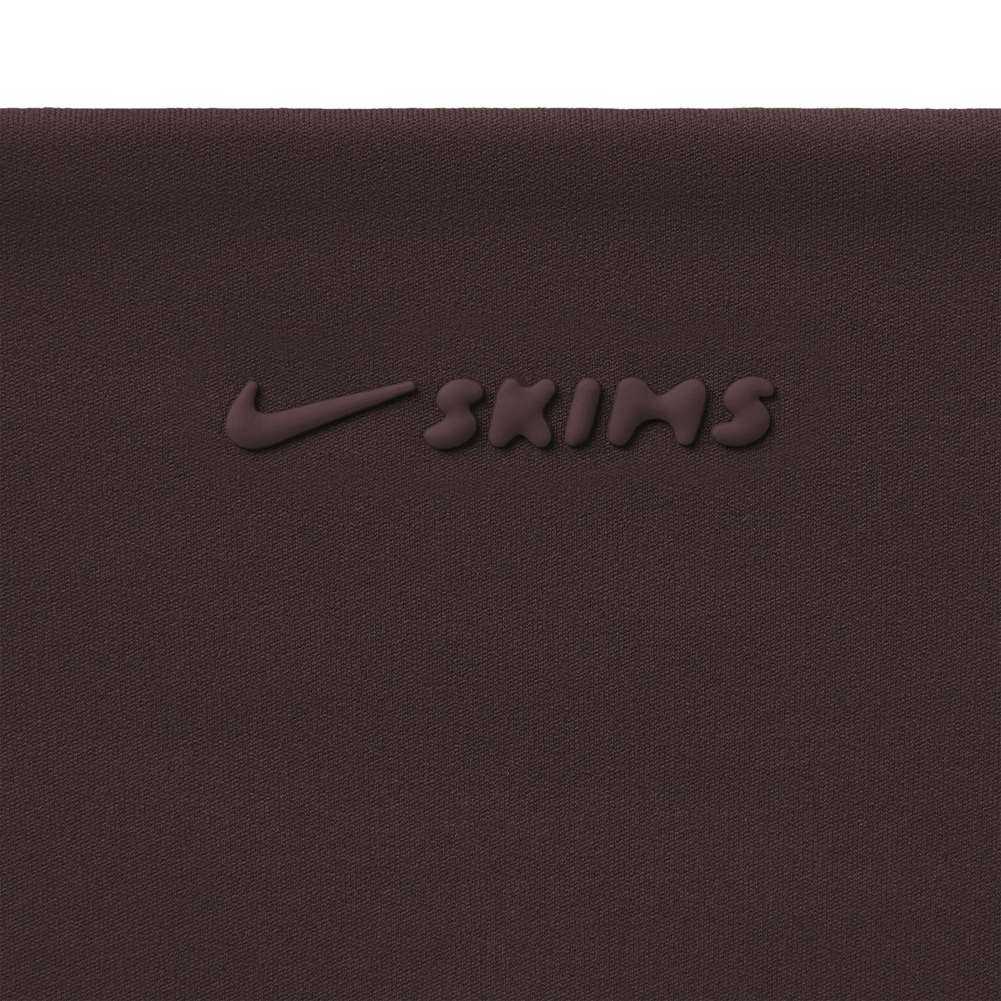 NikeSKIMS MATTE PADDED BABY T-SHIRT | DARK SEPIA - Image 5