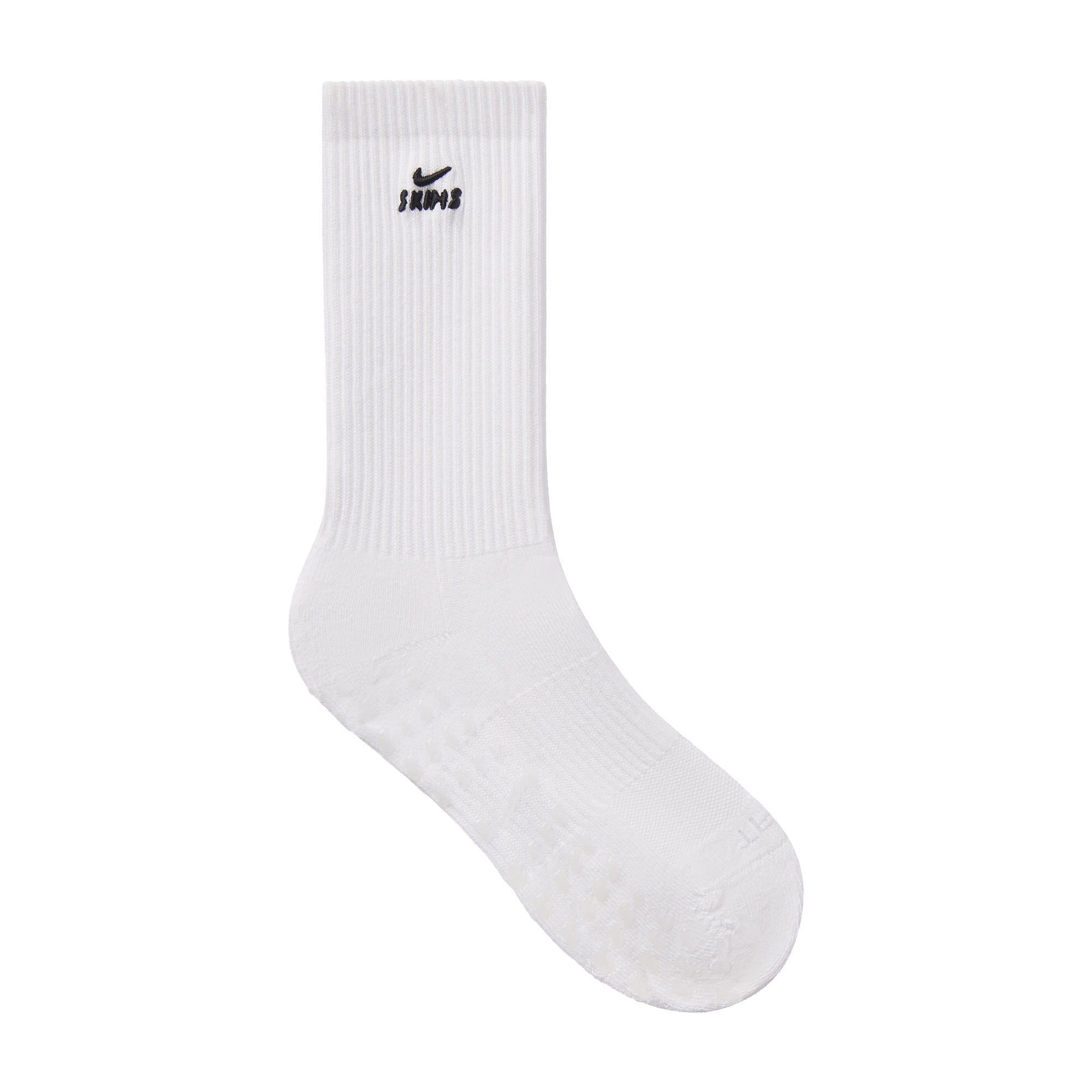 NikeSKIMS ACCESSORIES DRI-FITâ„¢ PILATES GRIP CREW SOCK | SNOW - Image 5