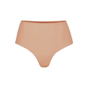 FITS EVERYBODY HIGH-WAISTED THONG | OCHRE