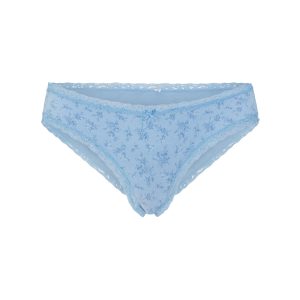 LIGHTWEIGHT COTTON LACE BRIEF | SURF DAINTY FLORAL PRINT