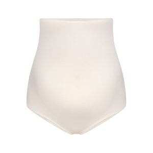 COTTON JERSEY MATERNITY HIGH-WAISTED BRIEF | MARBLE