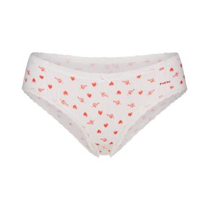 LIGHTWEIGHT COTTON POINTELLE LACE BRIEF | SNOW ARROWED HEARTS