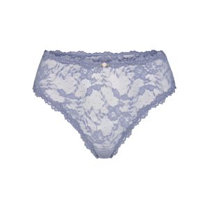STRETCH LACE BRIEF | SLATE
