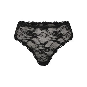 STRETCH LACE BRIEF | SOOT