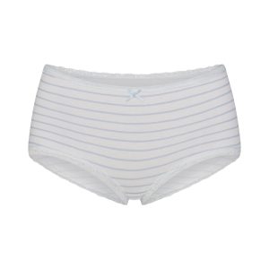 LIGHTWEIGHT COTTON LACE BOY SHORT | AIRSPACE LAGUNA STRIPE