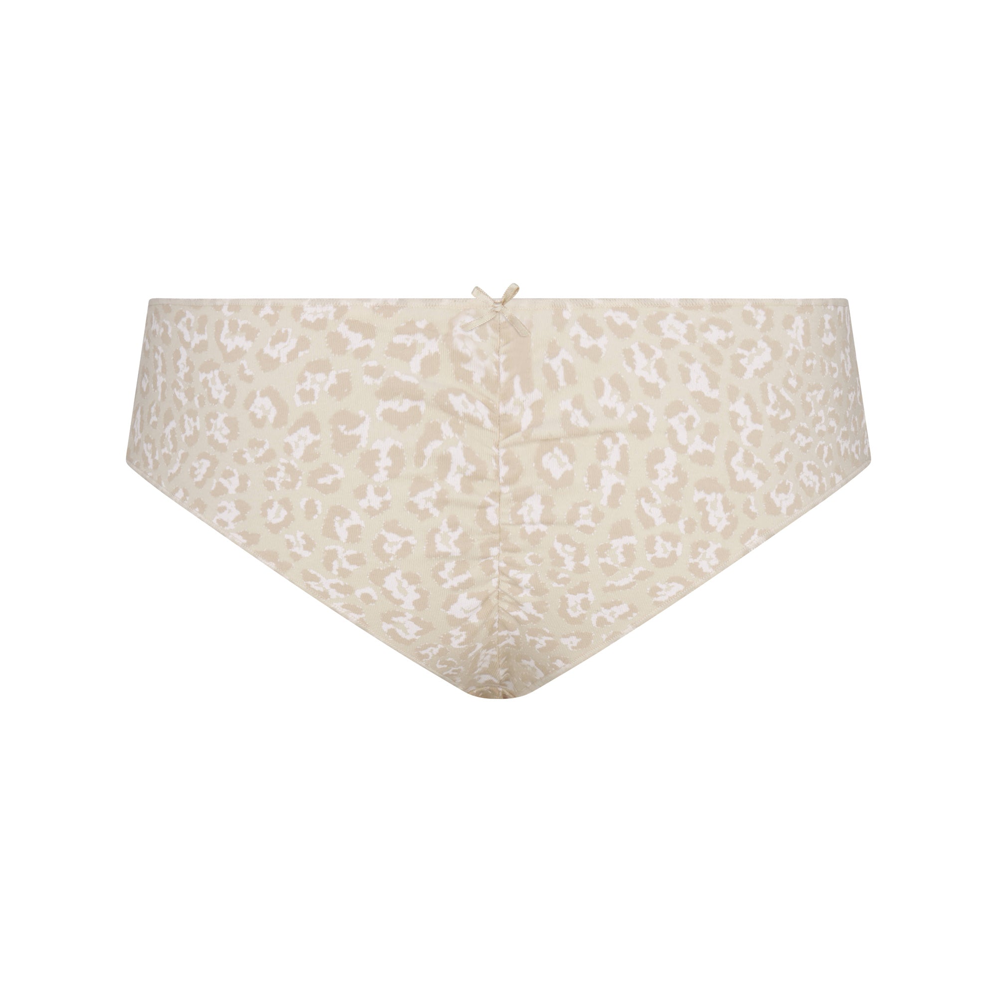 LIGHTWEIGHT COTTON RUCHED BACK HIPSTER | DELTA LEOPARD - Image 5