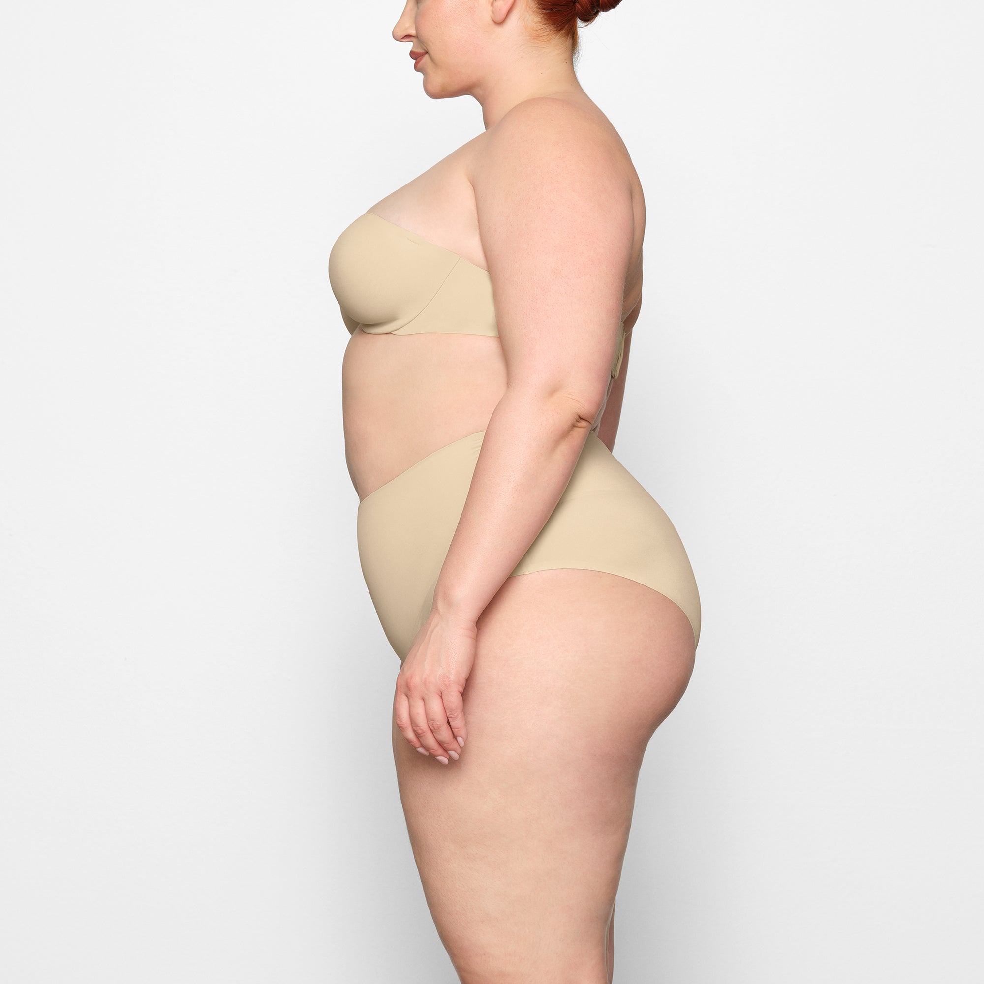 SMOOTHING INTIMATES HIGH-WAISTED BRIEF | SAND - Image 3
