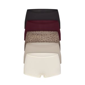 FITS EVERYBODY BOY SHORT 5-PACK | DESERT LEOPARD MULTI