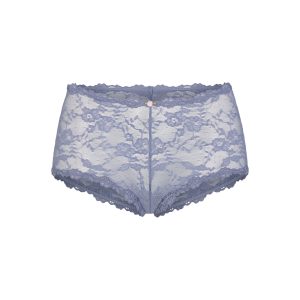 STRETCH LACE BOY SHORT | SLATE