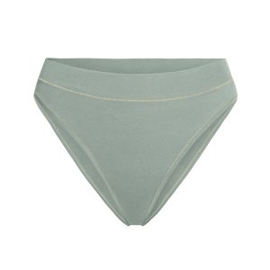 COTTON JERSEY CHEEKY TANGA | MINERAL