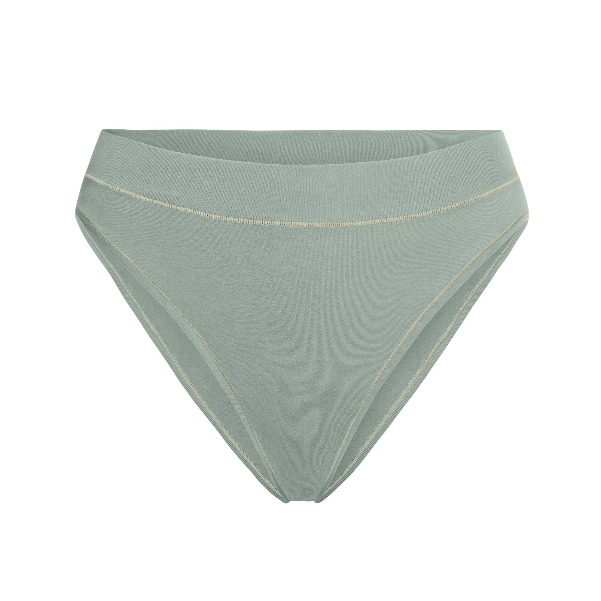 COTTON JERSEY CHEEKY TANGA | MINERAL