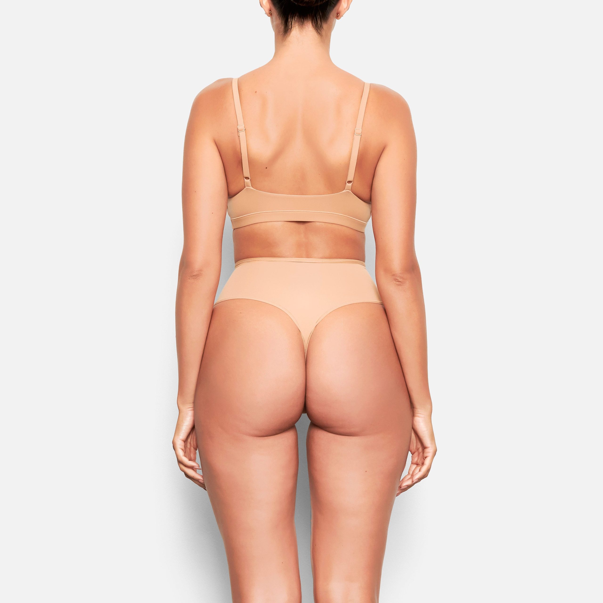 FITS EVERYBODY HIGH-WAISTED THONG | OCHRE - Image 4