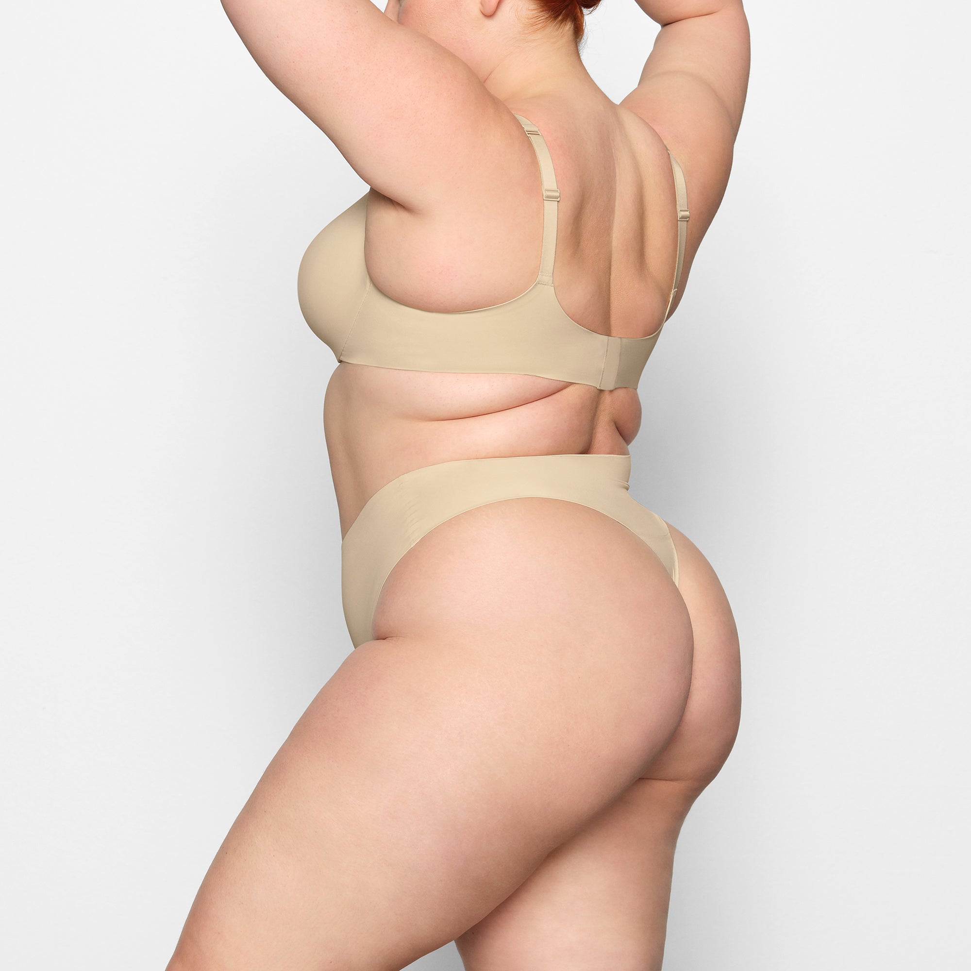 SMOOTHING INTIMATES HIGH-WAISTED THONG | SAND - Image 3
