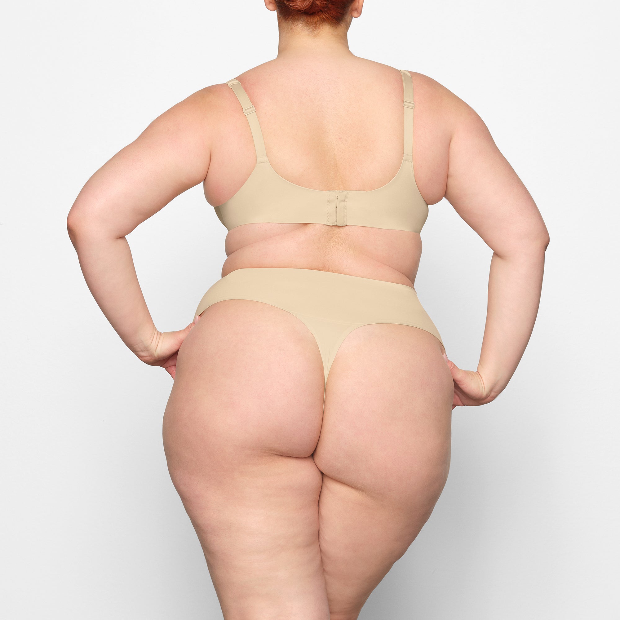 SMOOTHING INTIMATES HIGH-WAISTED THONG | SAND - Image 4