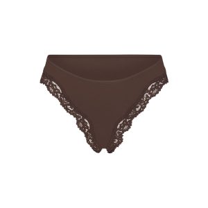 FITS EVERYBODY LACE TANGA | ESPRESSO
