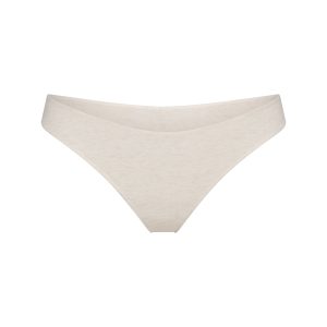LIGHTWEIGHT COTTON THONG | OATMEAL HEATHER