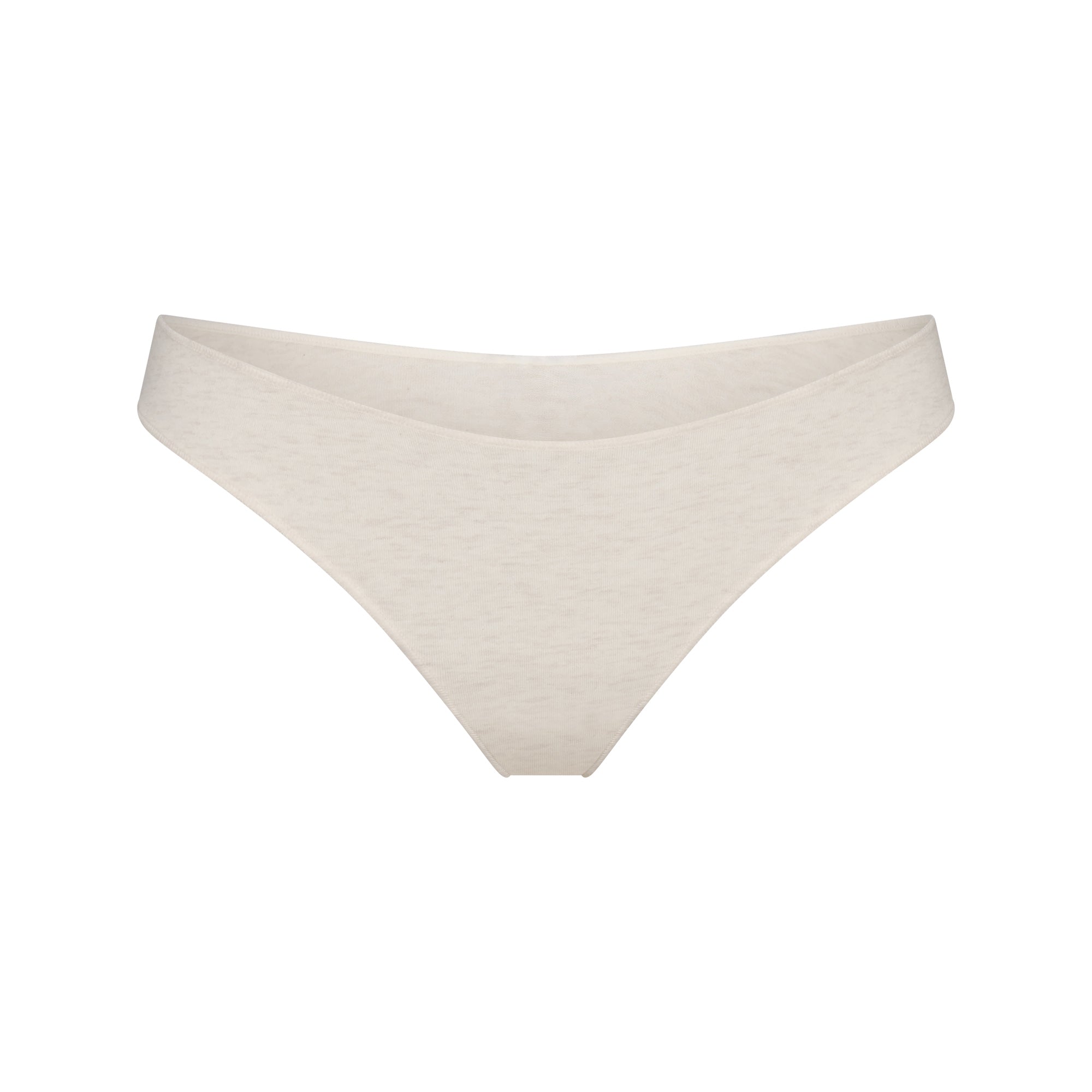 LIGHTWEIGHT COTTON THONG | OATMEAL HEATHER